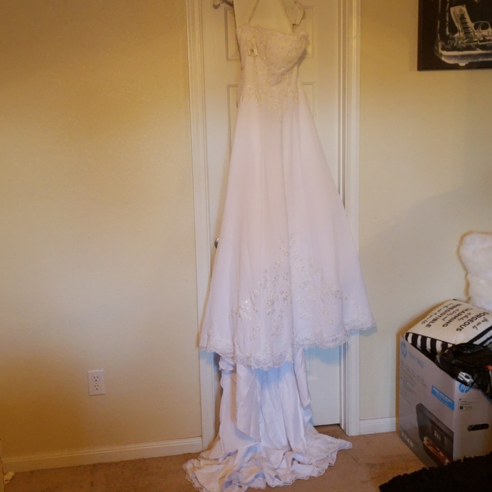 David's Bridal wedding gown